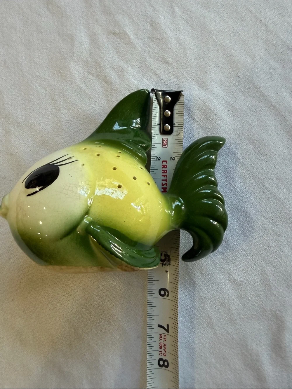 VTG MCM Ceramic Anthropomorphic Fish Appetizer/Toothpick Holder